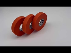 कस्टम ऑरेंज ऑटोमोटिव वायर हार्नेस रैपिंग टेप रासायनिक प्रतिरोधी